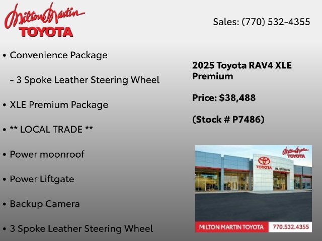 Used 2025 Beige Toyota XLE Premium image 2
