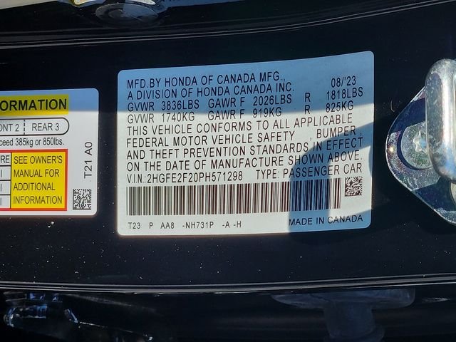 2023 Honda Civic LX - Photo 28