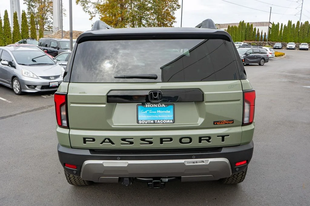 New 2026 Ash Green Metallic Honda TrailSport Elite Blackout image 7