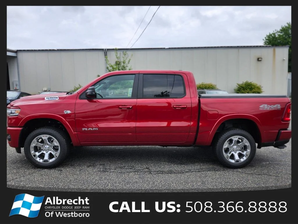 New 2026 Molten Red Pearl-Coat Exterior Paint RAM Big Horn/Lone Star image 2