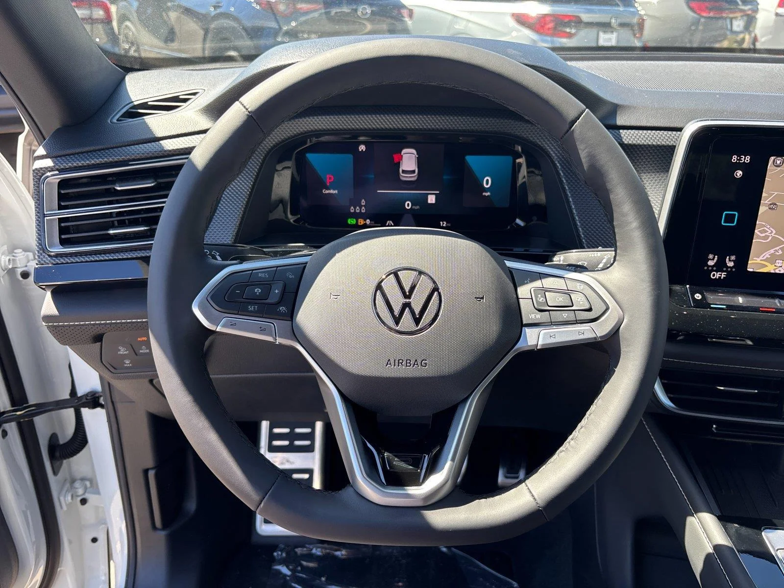 New 2026 Opal White Pearl Volkswagen 2.0T SEL R-Line Black image 17