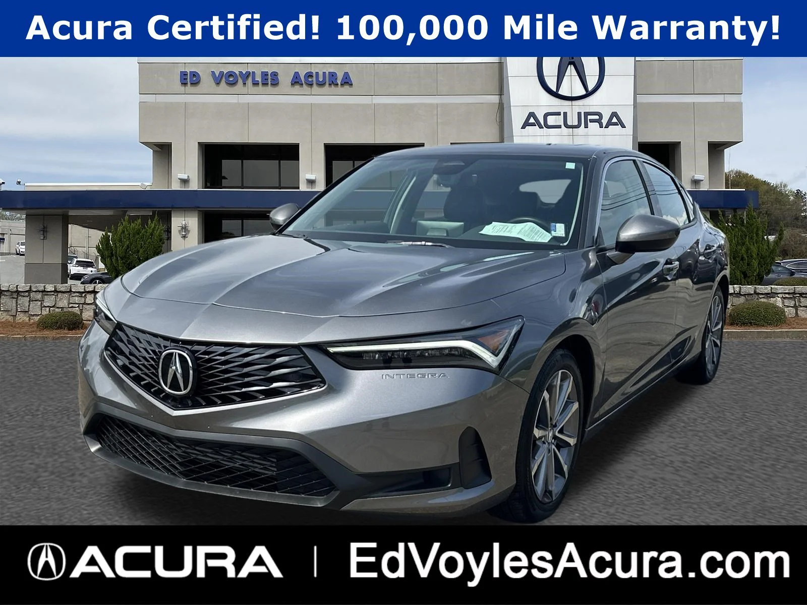 Certified Used 2024 Liquid Carbon Metallic Acura INTEGRA image 1