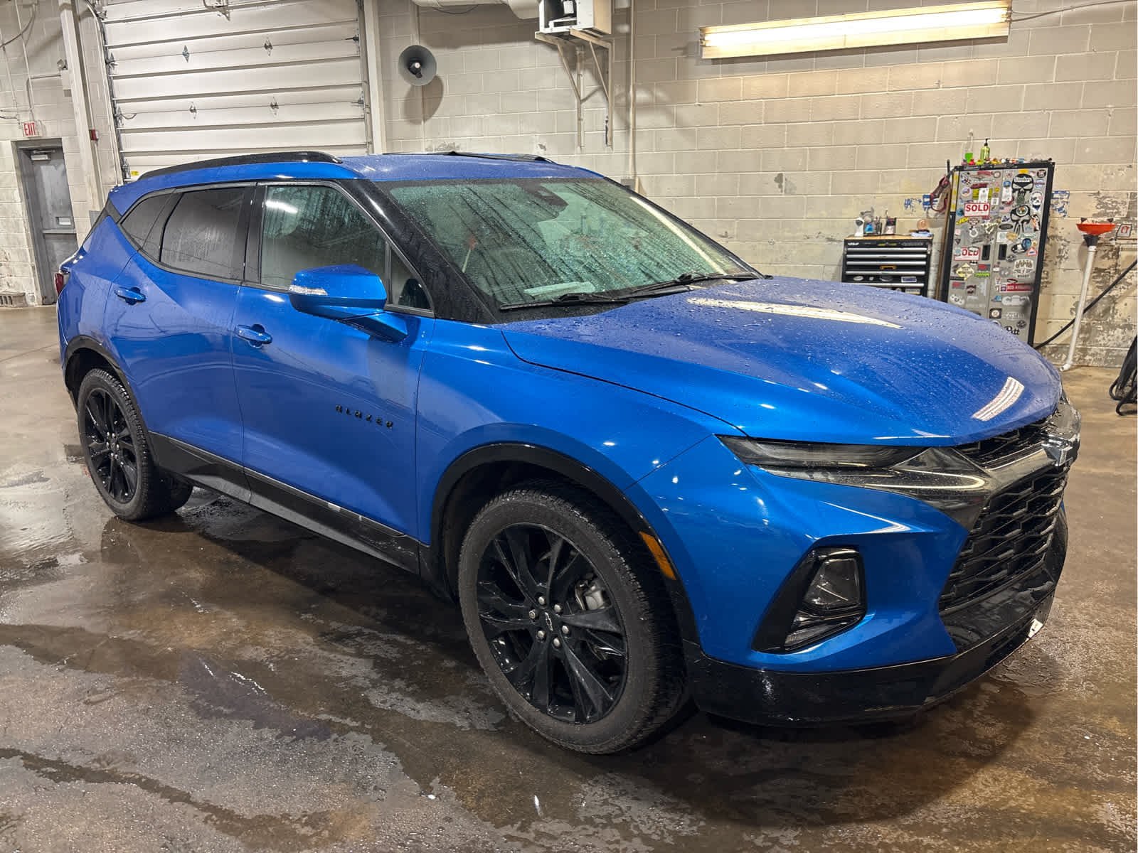 Used 2021 Bright Blue Metallic Chevrolet RS image 2