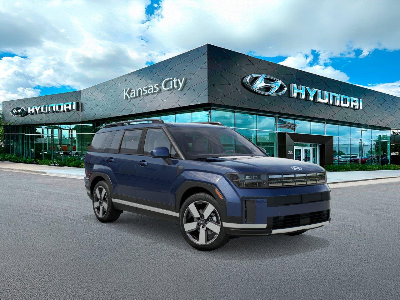New 2027 Atlantis Blue Hyundai Limited FWD image 2