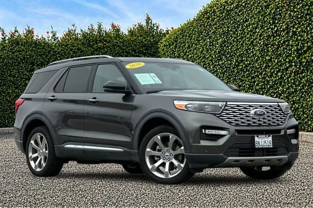 Used 2020 Gray Ford Platinum image 1