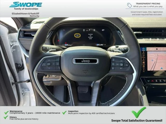 New 2026 Bright White Clear-Coat Exterior Paint Jeep Laredo image 22