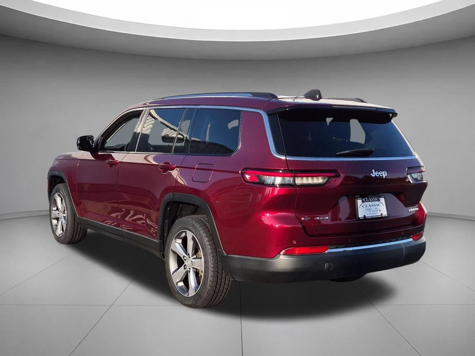 Used 2021 Velvet Red Pearlcoat Jeep Limited image 3