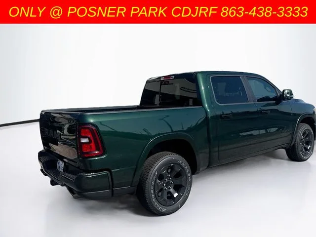 New 2026 Serrano-Green Metallic Exterior Paint RAM BIG HORN image 5