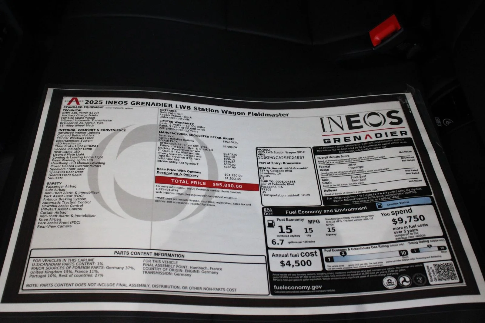 2025 INEOS Grenadier Fieldmaster Edition - Photo 23