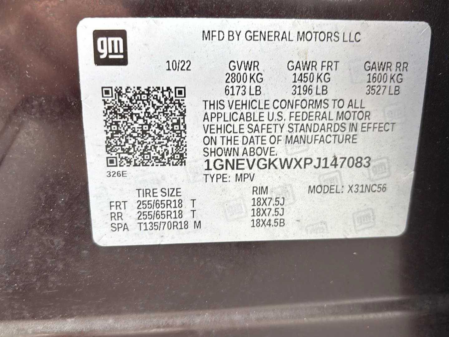Used 2023 Black Cherry Metallic Chevrolet LT Cloth image 10