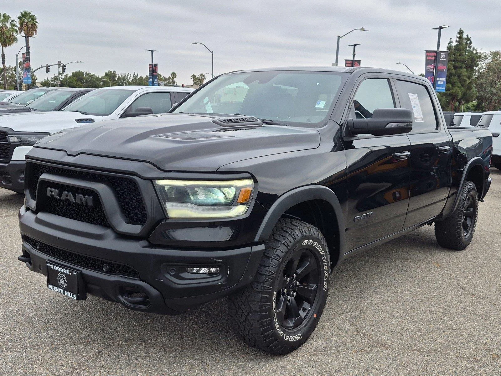 Certified Used 2023 Diamond Black Crystal Pearlcoat Ram Rebel image 3