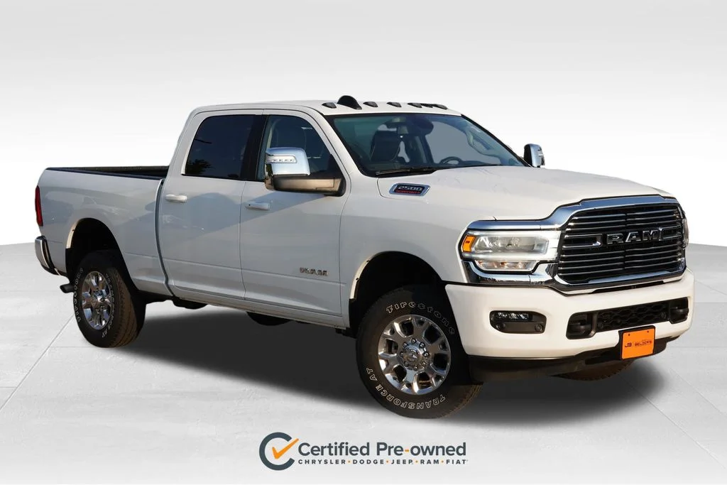 Certified Used 2024 Bright White Clearcoat Ram Laramie image 1