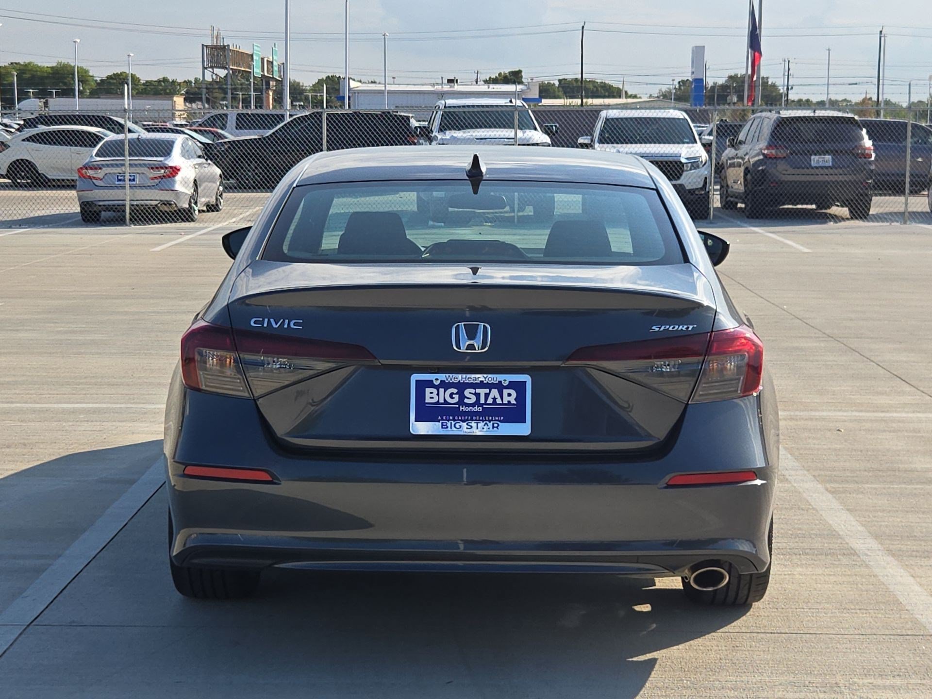 Certified Used 2025 Meteorite Gray Metallic Honda 4D SPORT image 4