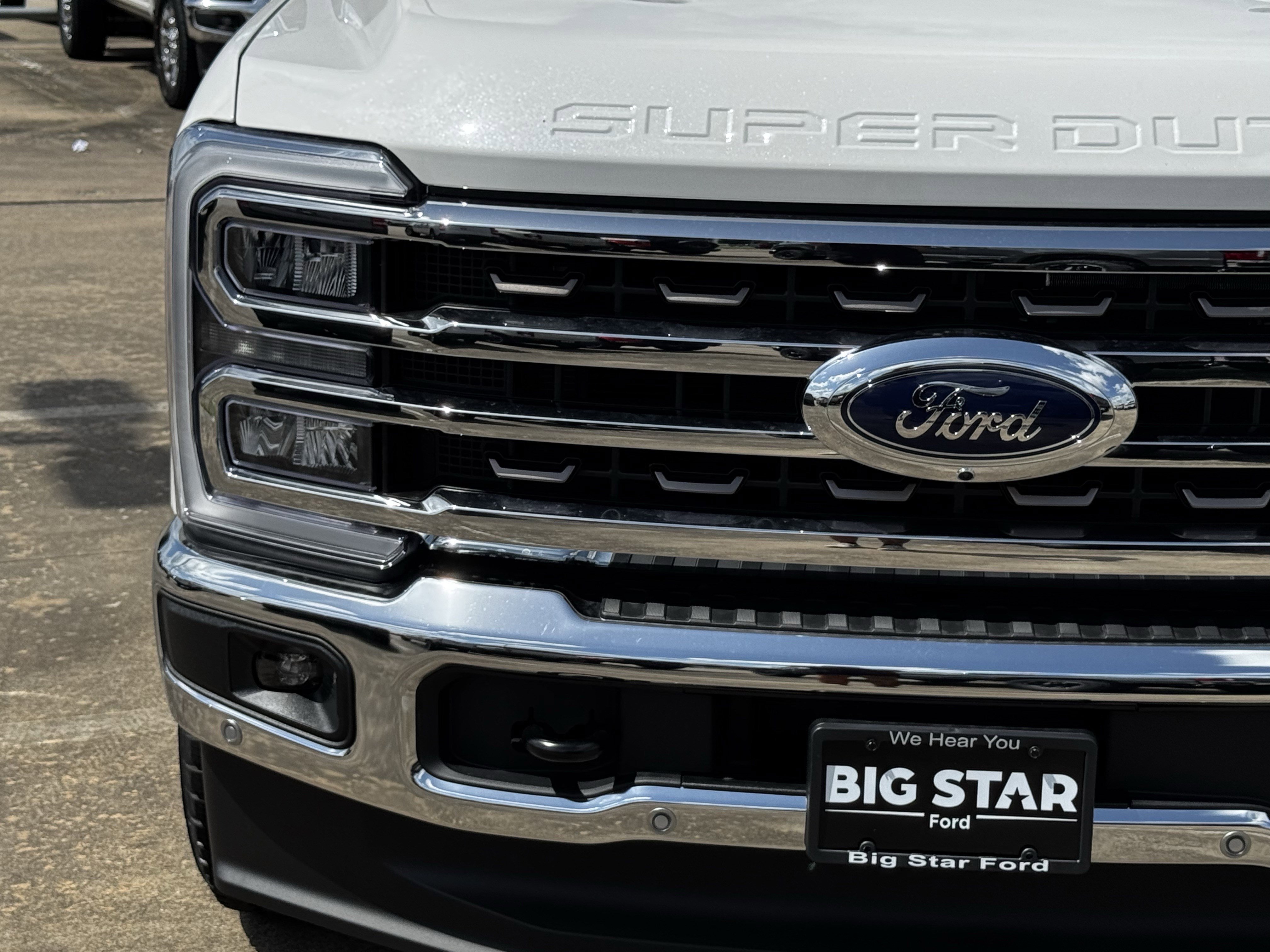 New 2026 Star White Metallic Tri-Coat Ford King Ranch image 5
