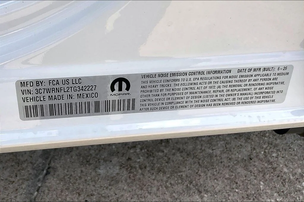 New 2026 Bright White Clear-Coat Exterior Paint RAM Tradesman image 16