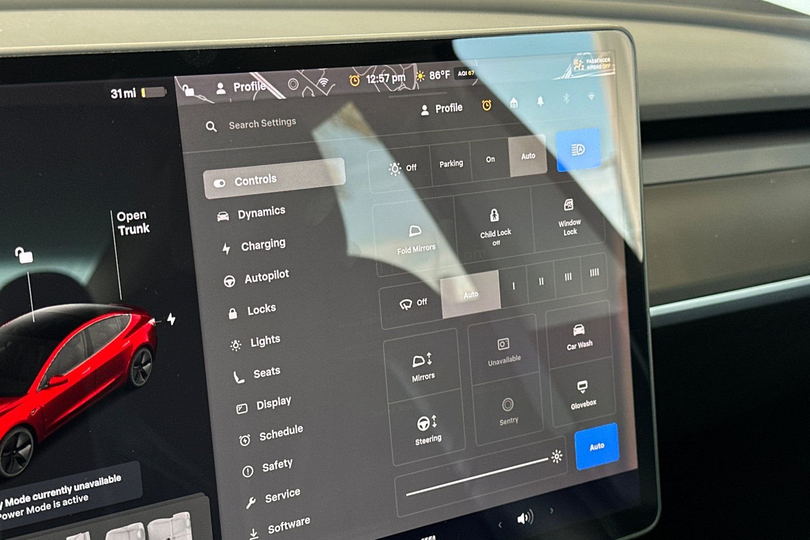 Used 2020 Red Multi-Coat Tesla Standard Range Plus image 22