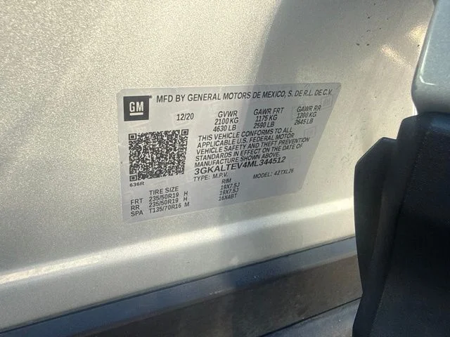 Used 2021 Silver GMC SLE image 8