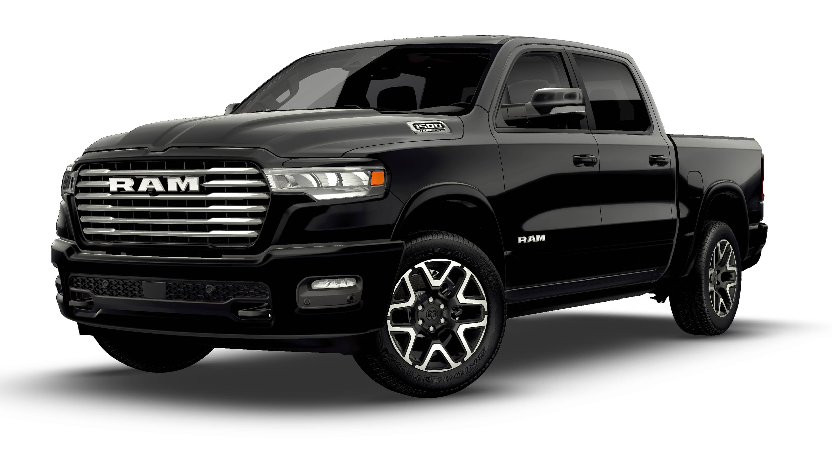 New 2026 Diamond Black Crystal Pearl-Coat Exterior Paint RAM LARAMIE image 27