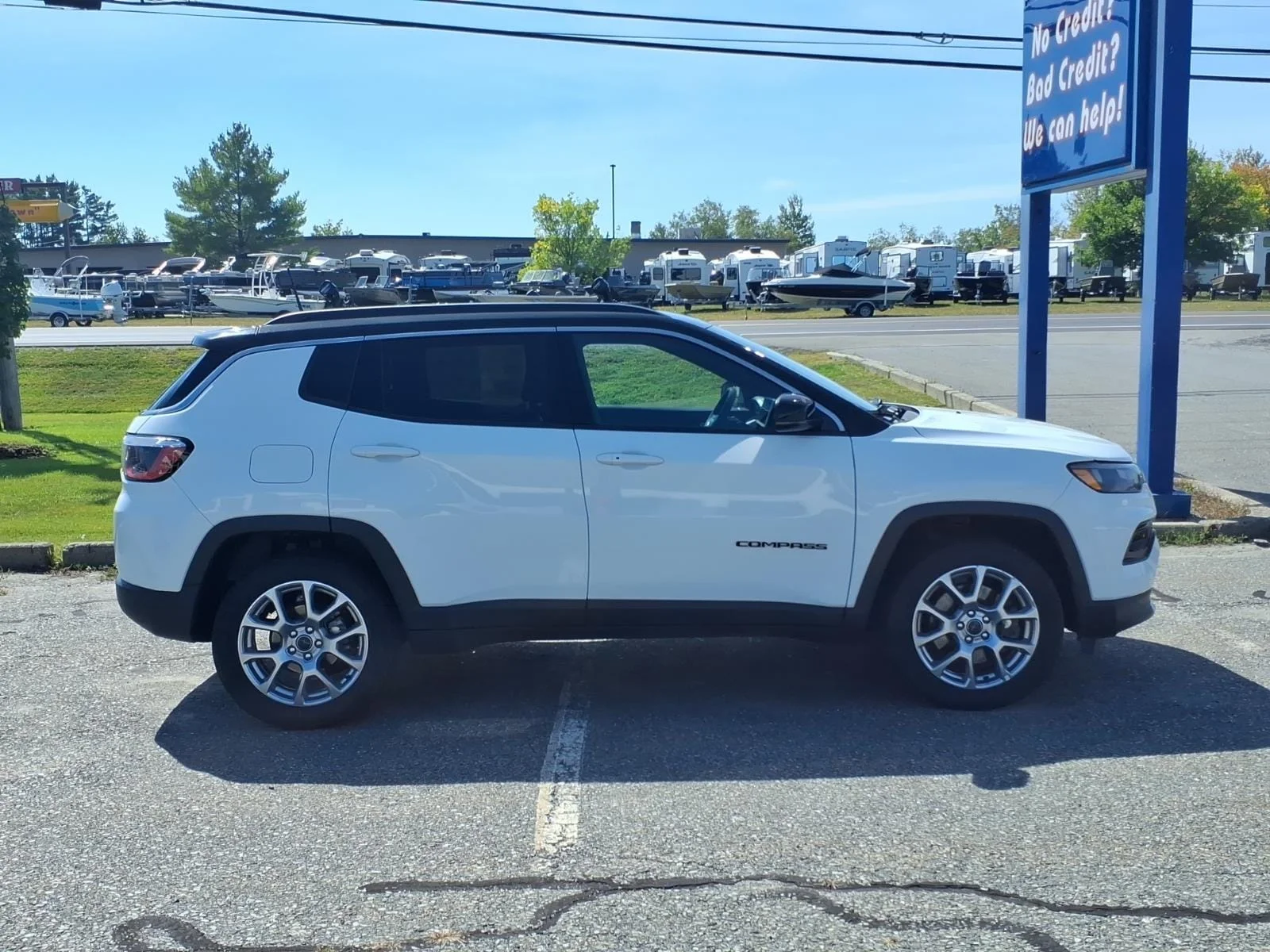 Used 2025 Bright White Clearcoat Jeep Limited image 4