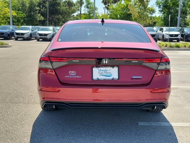 Used 2024 Radiant Red Metallic Honda Sport-L image 5