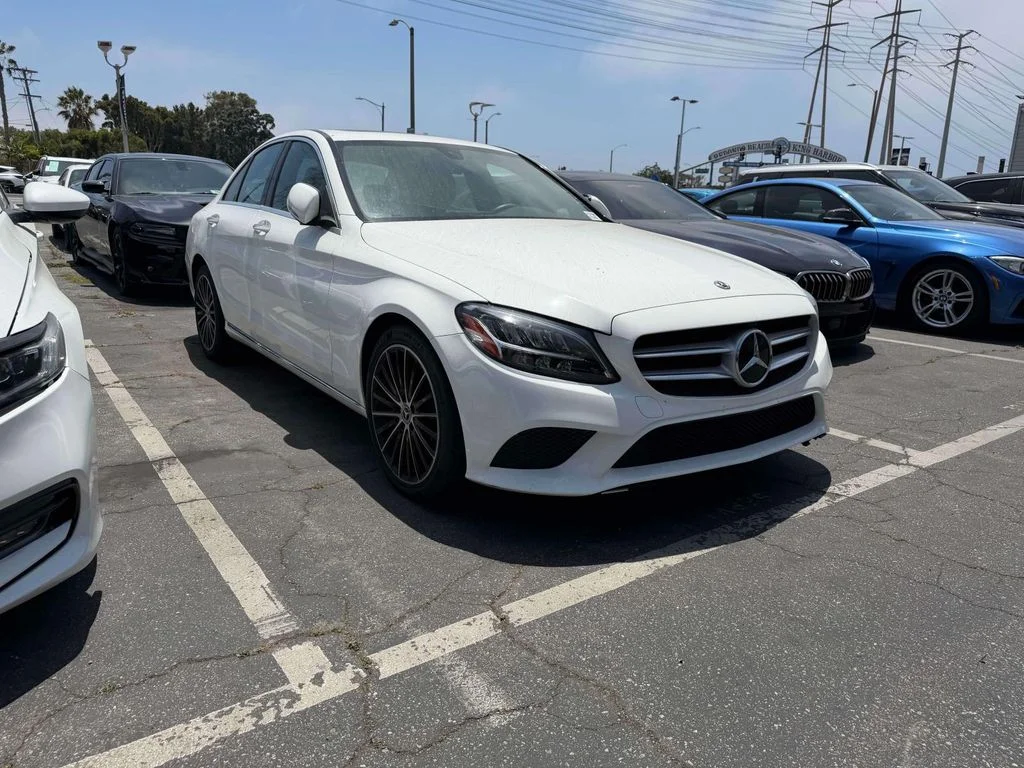 Used 2021 Polar White Mercedes-Benz C300 image 4