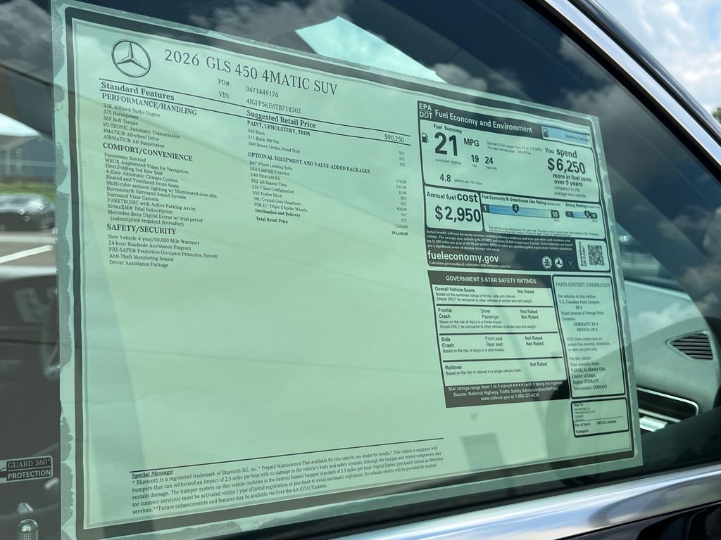 New 2026 Black Mercedes-Benz GLS 450 image 39