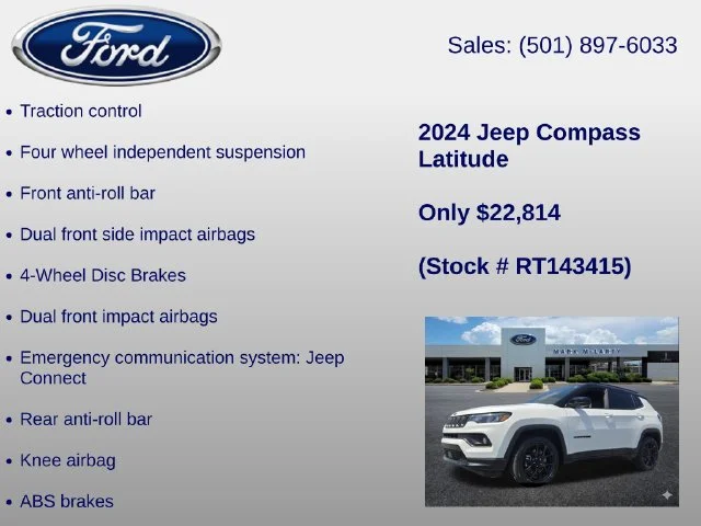 Used 2024 White Jeep Latitude image 18