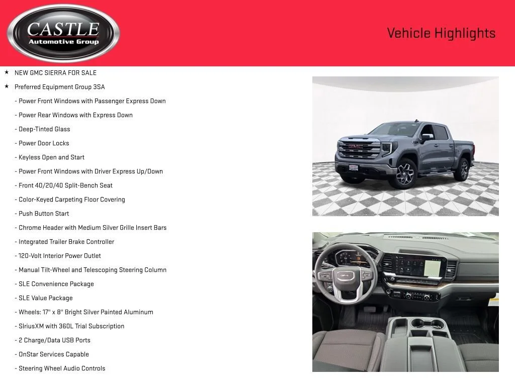 New 2026 Sterling Metallic GMC SLE image 3