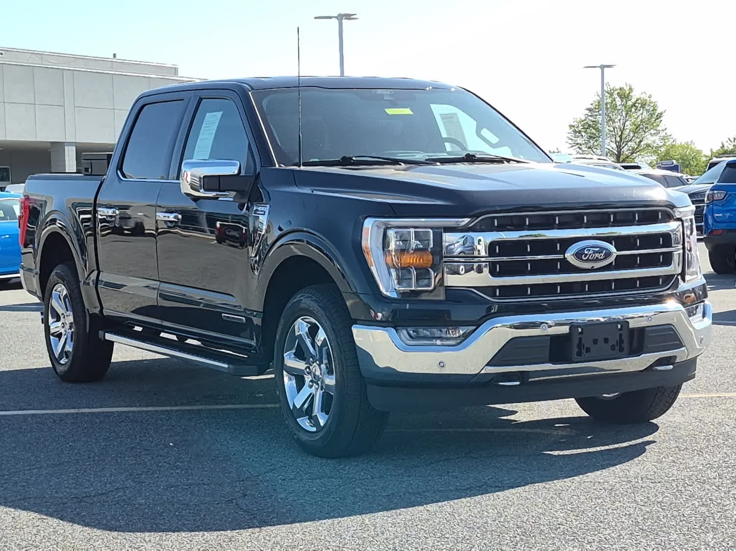 Certified Used 2021 Agate Black Ford LARIAT image 2