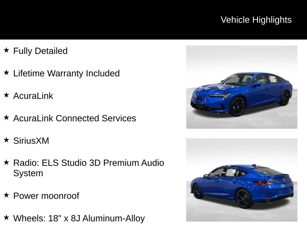 New 2026 Double Apex Blue Pearl Acura w/A-Spec Technology Package image 5
