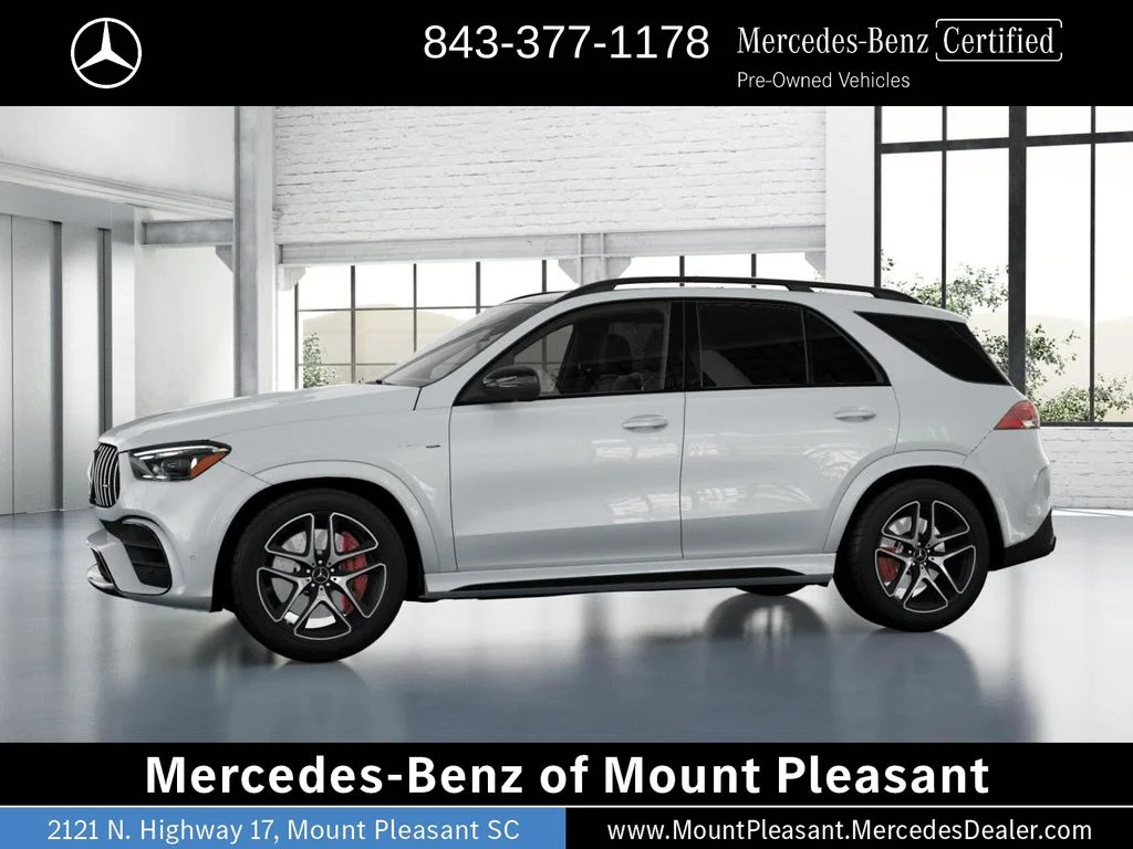 Certified Used 2025 MANUFAKTUR Moonlight White Metallic Mercedes-AMG GLE 63 S AMG® image 36