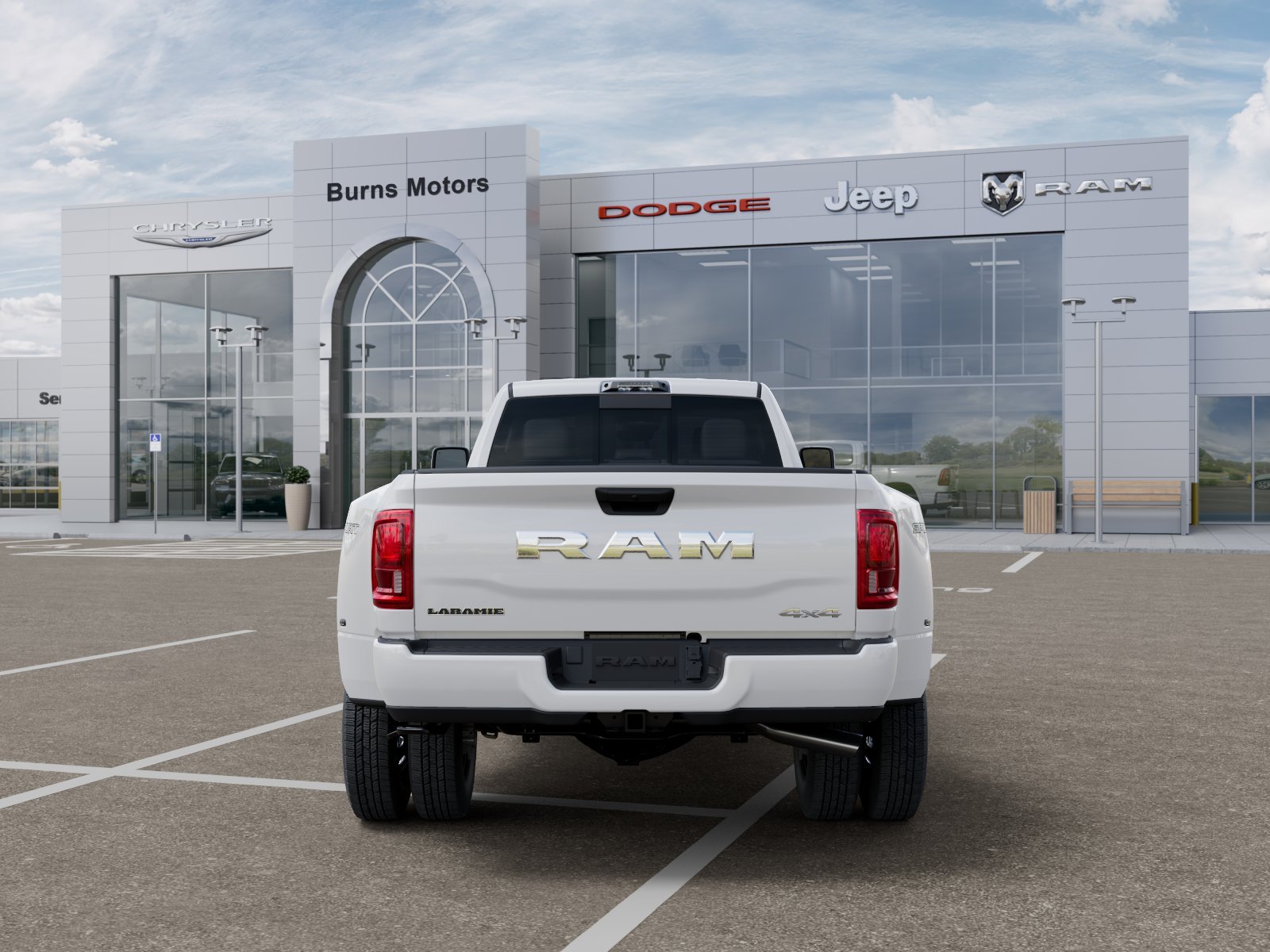 New 2027 Bright White Clear-Coat Exterior Paint RAM Laramie Dually image 33