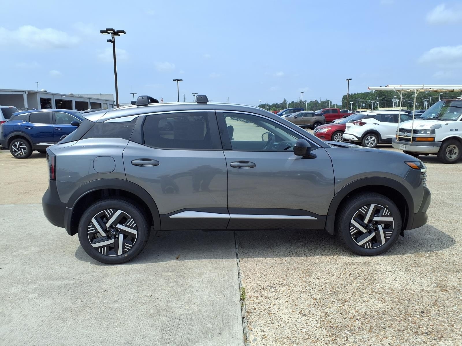 New 2026 Gun Metallic Nissan SV image 4