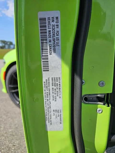 Used 2023 Green Dodge Scat Pack Widebody image 30