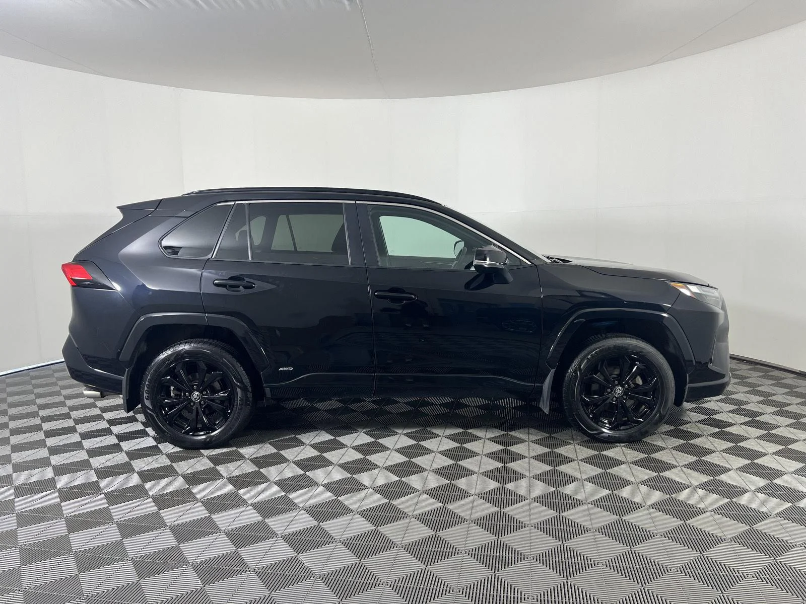 Used 2022 Midnight Black Metallic Toyota Hybrid SE image 2