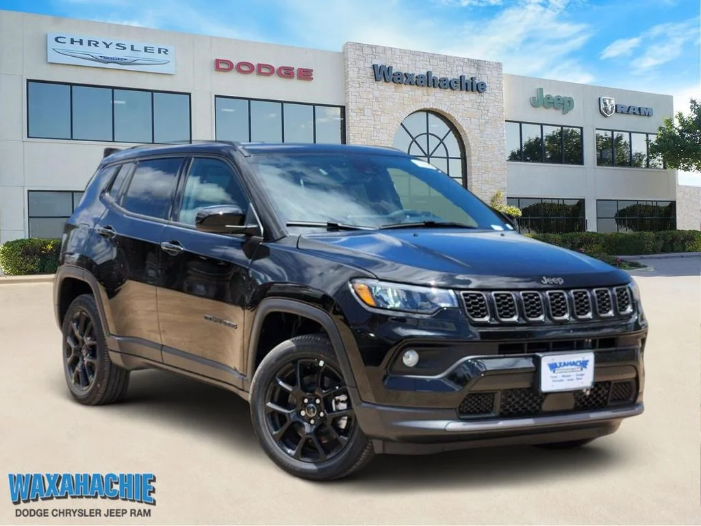 New 2026 Diamond Black Crystal Pearlcoat Jeep Latitude image 1