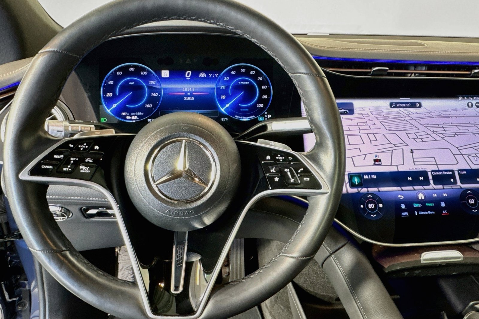 Certified Used 2024 Twilight Blue Metallic Mercedes-Benz EQS 450 image 11