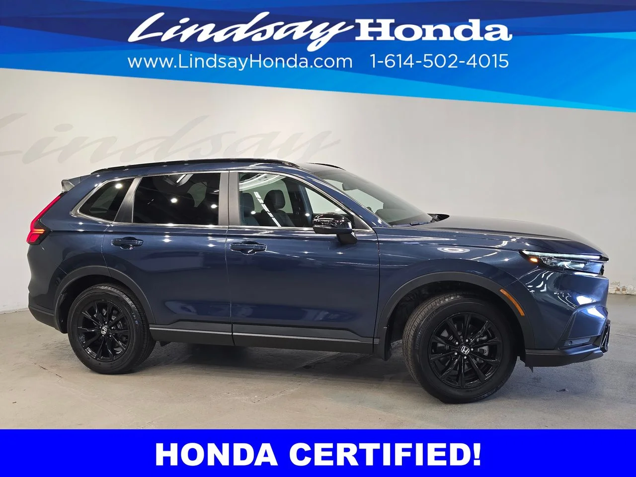 Certified Used 2025 Canyon River Blue Metallic Honda Sport-L image 3