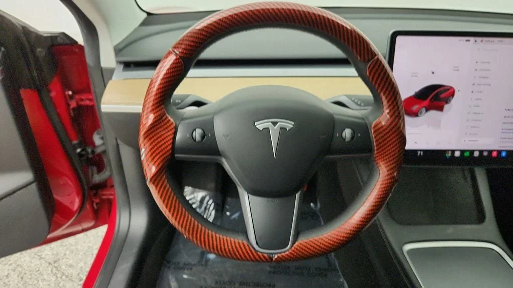 Used 2023 Red Multi-Coat Tesla RWD w/ 19