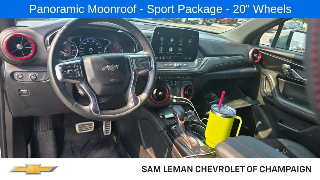 Used 2025 Sterling Gray Metallic Chevrolet RS image 4
