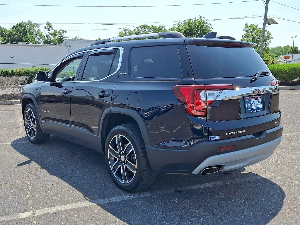 Used 2021 MIDNIGHT BLUE METALLIC GMC SLT image 8