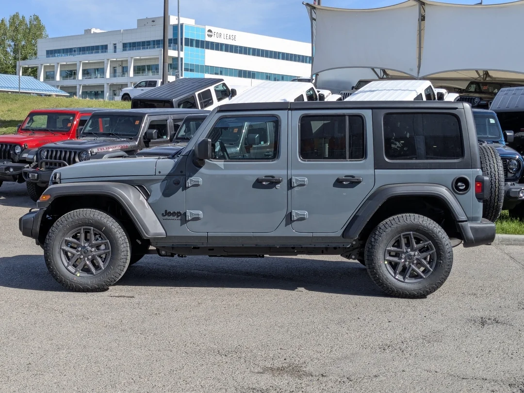 New 2025 Dark blue Jeep Sport S - - 4x4 - LED Headlamps - 12.3- Inch Display - A/T Tires - Convenience Group & More! image 4