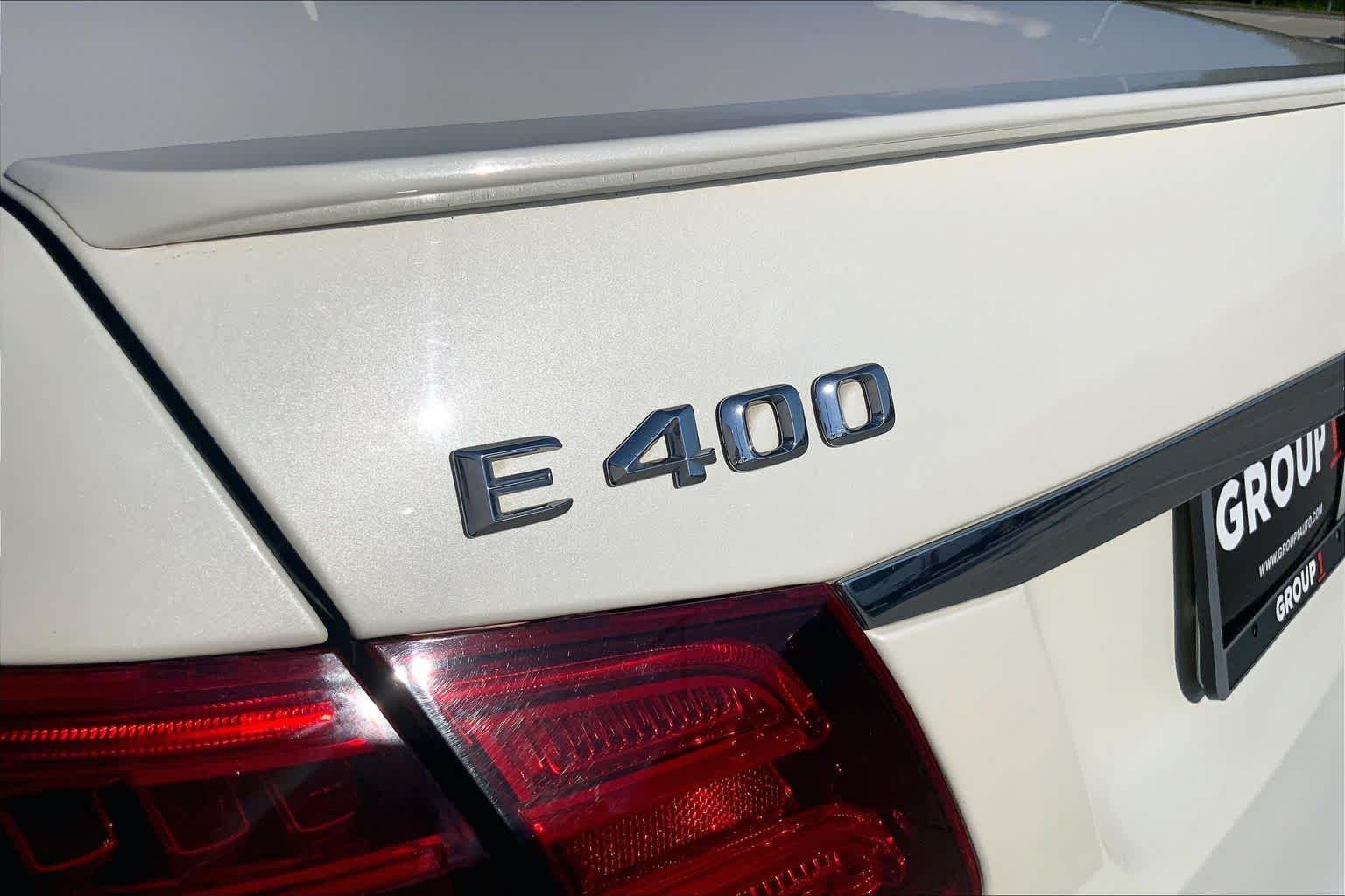 Used 2016 designo Diamond White Metallic Mercedes-Benz E 400 image 28