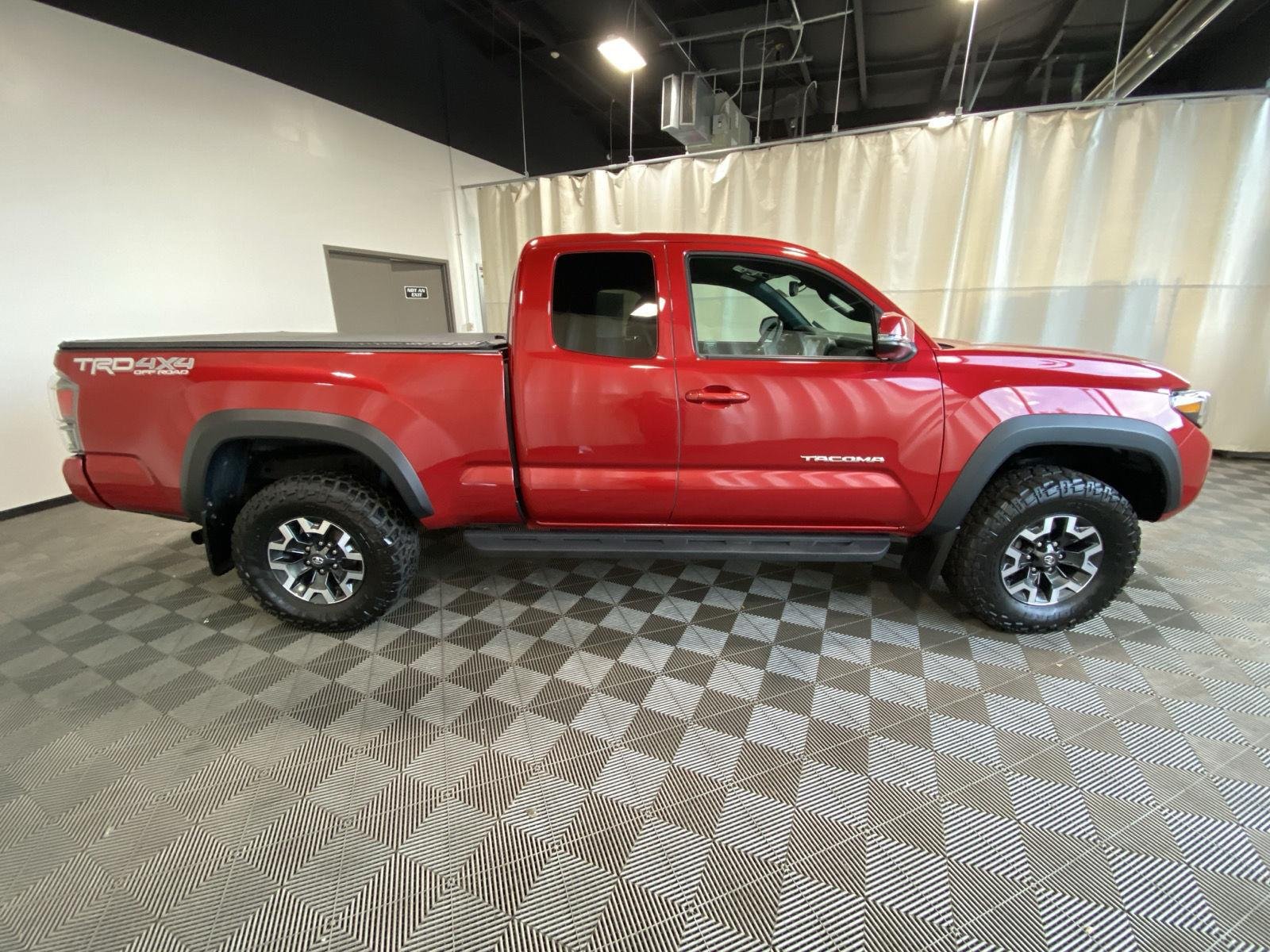 Used 2021 Barcelona Red Metallic Toyota TRD Off-Road image 8