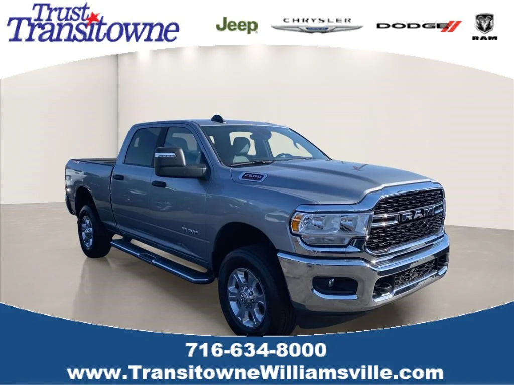 Used 2024 Billet Silver Metallic Clearcoat Ram Big Horn image 1