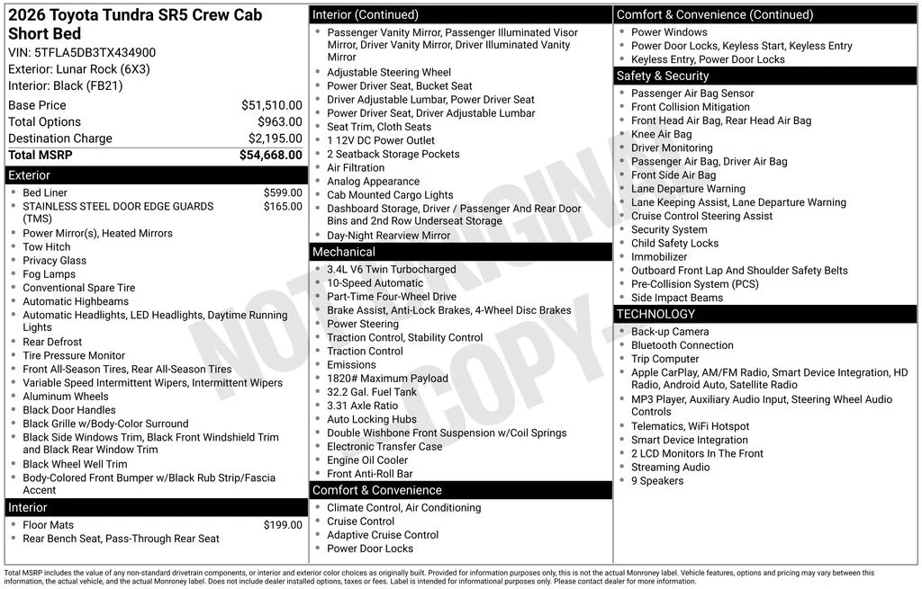 Used 2026 Green Toyota SR5 image 8