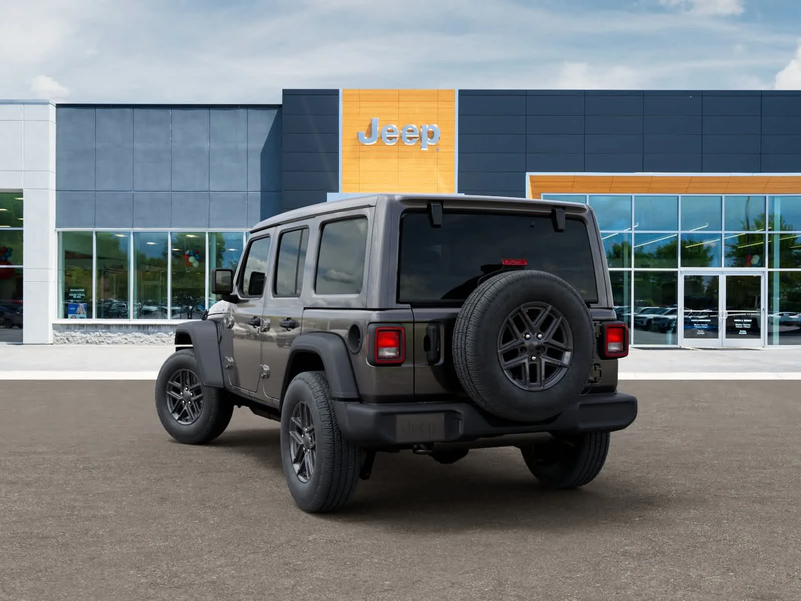 New 2026 Granite Crystal Metallic Clear-Coat Exterior Paint Jeep Sport S image 3