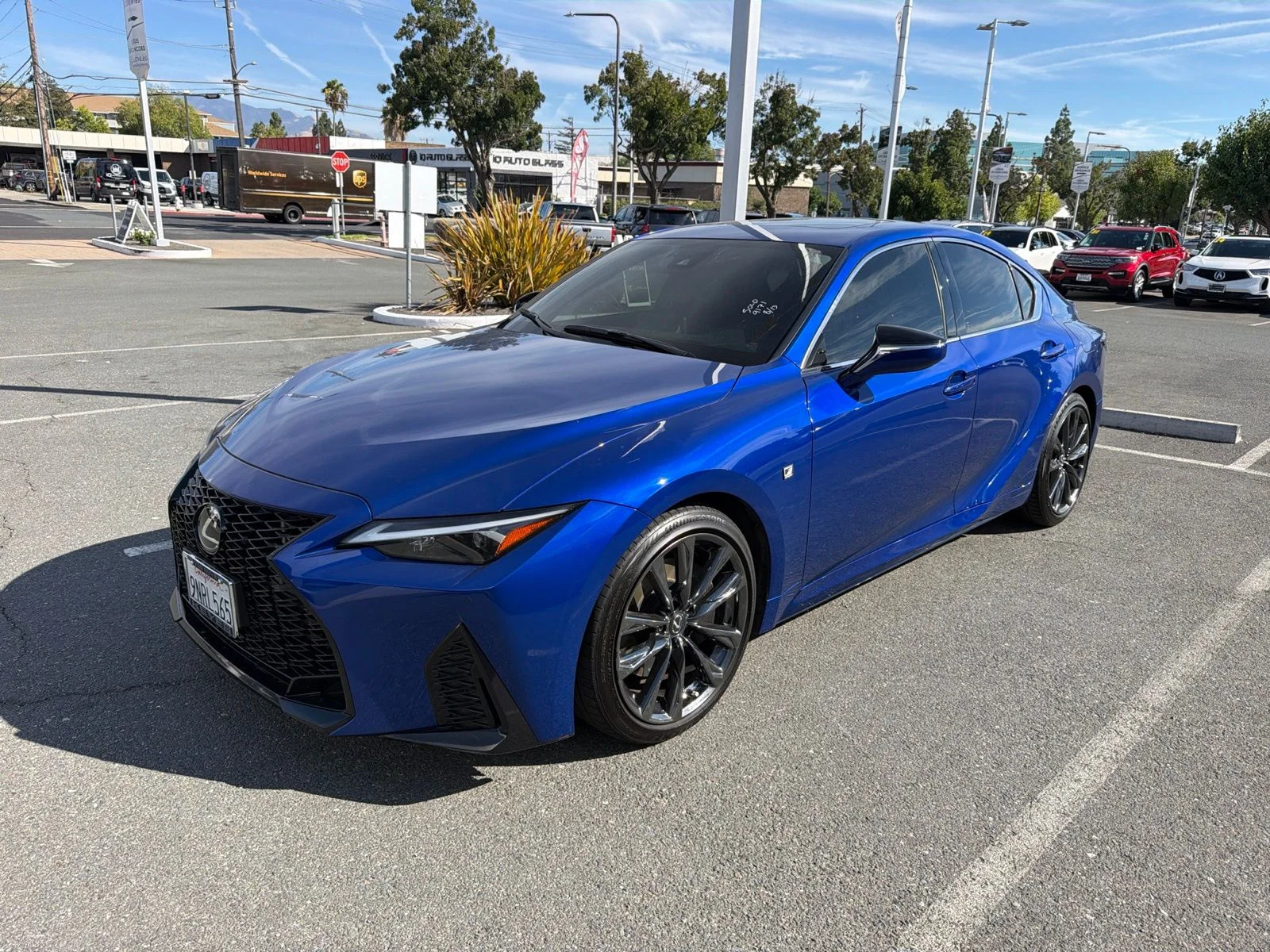 Certified Used 2024 ULTRASONIC BLUE MICA 2.0 Lexus 350 F SPORT image 3