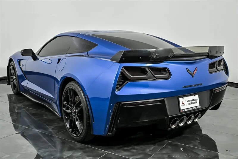 Used 2015 Laguna Blue Tintcoat Chevrolet Stingray-MANUAL-$20K MODS! image 7