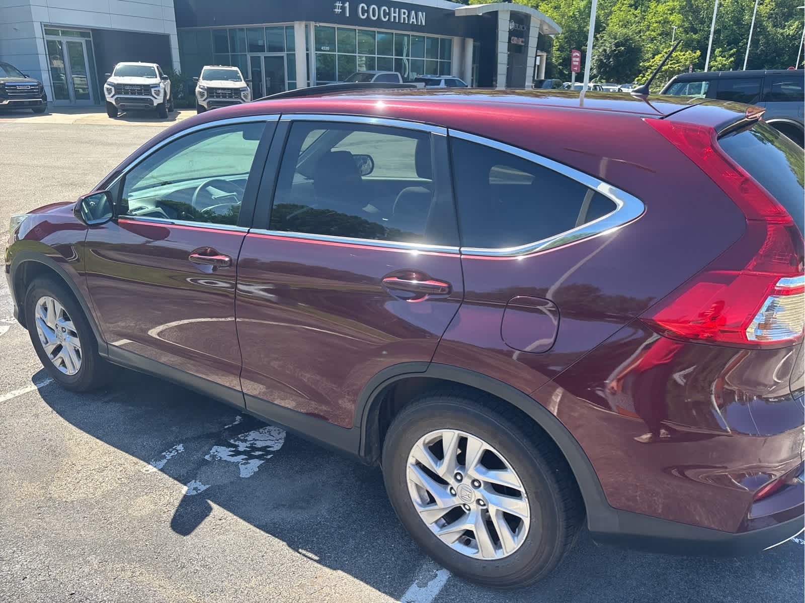 Used 2016 Basque Red Pearl II Honda EX image 8